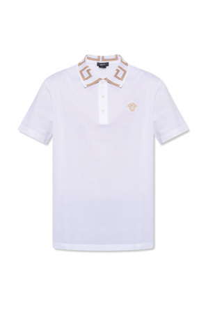 VERSACE クルネックシャンハ 10167861A13221 1PS10 VERSACE ヴェルサーチェ Tシャツ メンズ 半袖 クルーネック